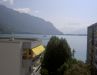 View on Chillon Castle, Ship and Mountain